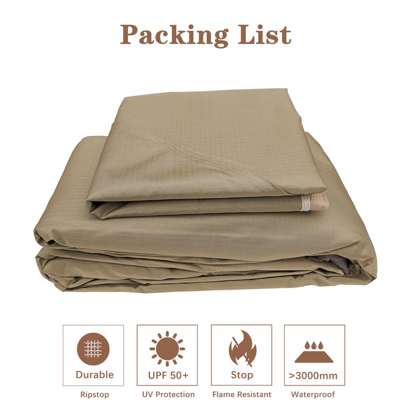SCOCANOPY Gazebo Replacement Cover Compatible with 10X12 Eagle Brooke Soft
