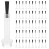 Xinjoduz 50 PCS Disposable Nail Brushes Replacement, Soft Brush Head,
