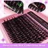 Eyelash Extensions Set, 200 Pieces, Fluffy Artificial Eyelash Clusters, Lashes