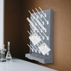 Kaibrite 2Pcs 27pegs Plastic Wall Mounted Laboratory Draining Rack with