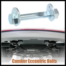 Hihaha 2 Set Eccentric Alignment Camber Bolt for Mitsubishi Lancer 2002-2006 No.MR333373/MB809335 Suspension Control Arm Cam Adjustment Nut Kit Durable Material
