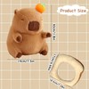 OptiPlay Capybara Plush Toy, 30cm Capybara Stuffed Animals, Realistic Capybara