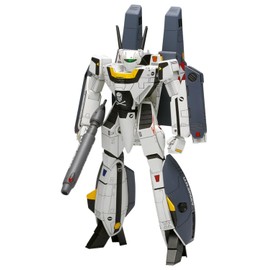 Wave MC-068 Macross VF-1S/A Super Valkyrie Battroid, 1/100 Scale, Total Height Approx. 6.3 inches (16 cm), Plastic Model