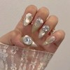 Magnetic Nail Golden Olive Beige✨ - L-Oval / 자석네일 골든