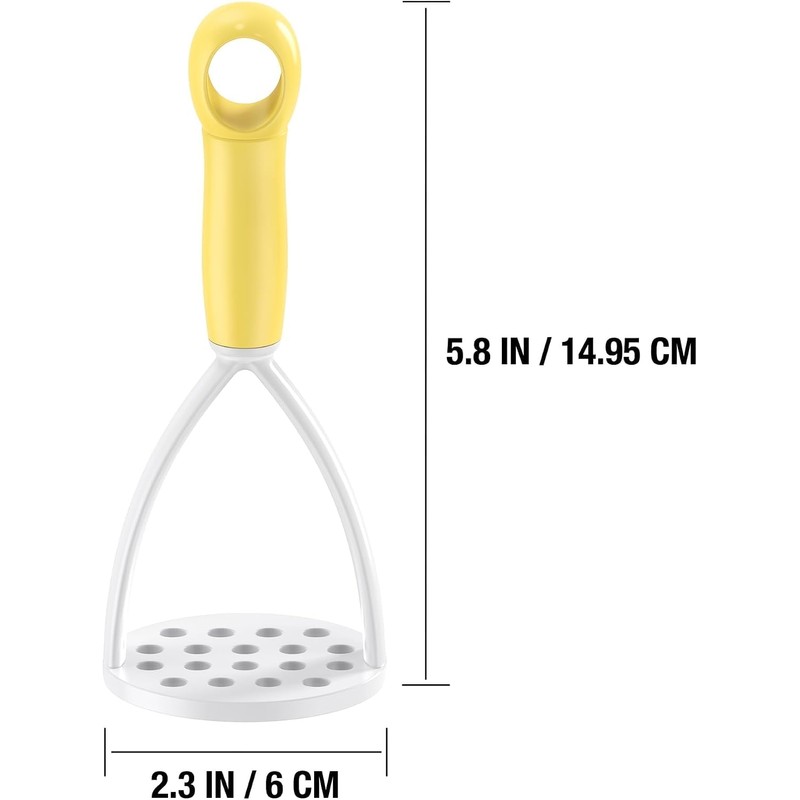 5Pcs Random Color Manual Silicone Potato Masher, Cooking Utensils Masher,
