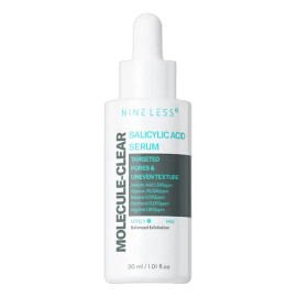 Nineless Sérum Molecule-Clear Ácido Salicílico Rostro Graso 30mL