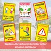 Sign 'Caution. Children Playing, Size: 20 X 30 CM Text