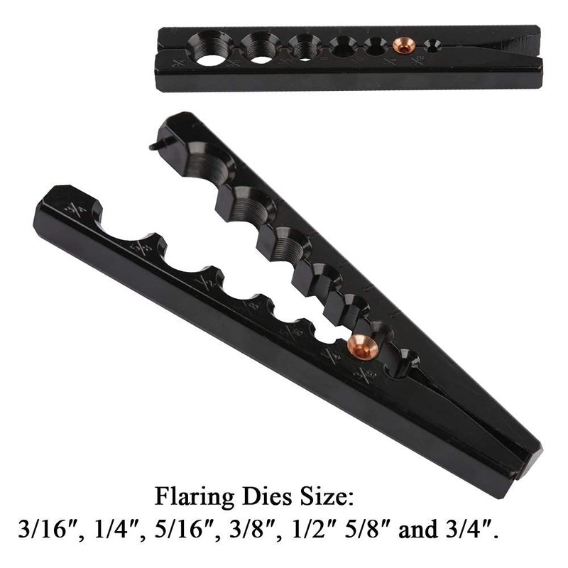 Wostore Tubing Flaring Tool Kit - 7 Dies for Eccentric