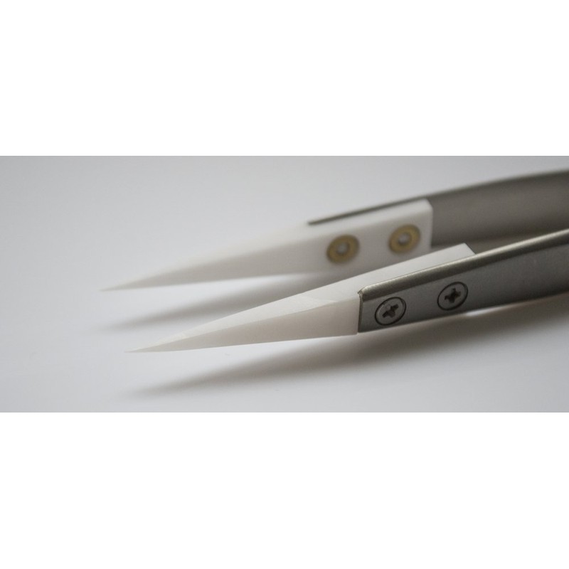 Vetus Heat Resistant Ceramic Pointed Tip Tweezers