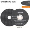 sourcing map 10pcs Cut Off Wheels 2" x 1/32" x