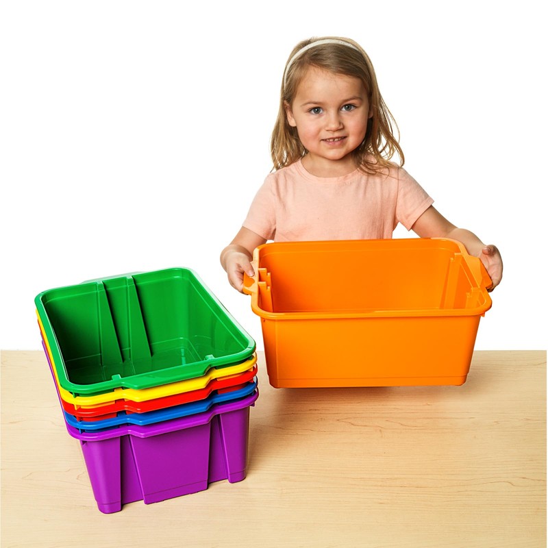 Really Good Stuff - Classroom Stacking Bins - Set of