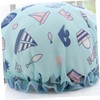 TOVINANNA 2pcs Woman Shower Caps Bath Bonnet Waterproof Shower Caps