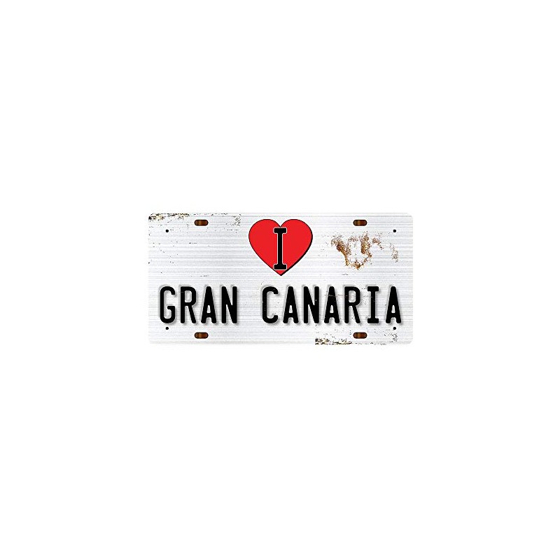 McMug - I Love Gran Canaria - Metal Sign, Decorative