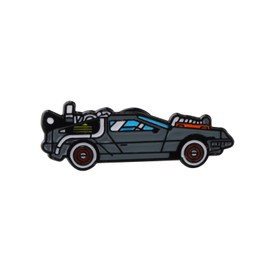 PLITI Ghostbusters Gift Ghostbusters Fans Gift Funny Car Brooch Pin for Cult Movie Lovers, m, Stainless Steel