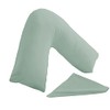 Buzzbuy V shaped pillowcase cover, 100% Poly-cotton Back & Neck