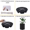 4pcs Auto Plant Watering Devices, Plastic Self-Watering Base with Cotton