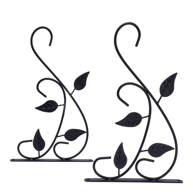 2pcs Hanging Plant Bracket Heavy Duty Rust Resistant Durable Iron
