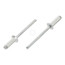 3.2mm x 12mm Blind Pop Rivet Countersunk Head Aluminium/Steel Shaft ISO 15978 (Pack of 20) - E6B 3.2x12_20