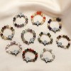 Natural Stone Ring for Women – Elastic Bead Jewelry with