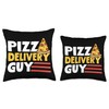 Pizza Delivery Guy Funny Fast Food Lover Gift Throw Pillow