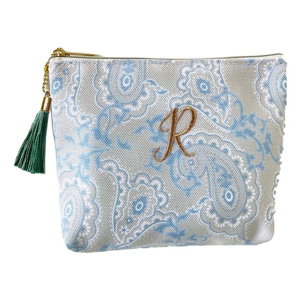 Global Arrow Paisley Initial Paisley Initial Tissue Pouch BE/R Small
