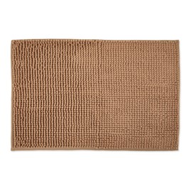Emma Barclay Noodle Soft Touch Non-Slip Bathroom Rug in Walnut - Shower Mat 40x60cm
