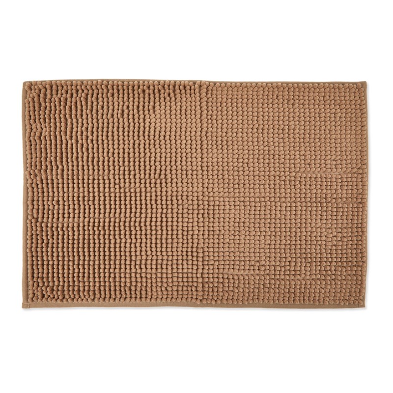 Emma Barclay Noodle Soft Touch Non-Slip Bathroom Rug in Walnut