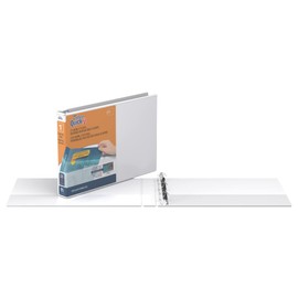 QUICKFIT QF HD Spreadsheet View Binder (97110), White, 1 Inch/8.5 x 11 Inches