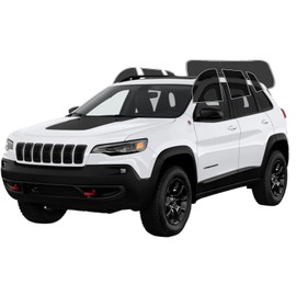 Precut Window Tint Film for Jeep Cherokee 4door 2019-2023 All Side+Rear Windshield 5% VLT 2Ply Anti-Shatter, UV Block, Privacy Protection, Easy Install, No Trimming Needed,Heat & Glare Reduction
