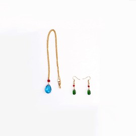 Howl's Moving Castle Hauru no ugoku Shiro Cosplay Howl Costume Earrings Necklace Cosplay Props Accessories