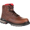 ROCKY Rams Horn Waterproof Work Boot Size 10(M) Dark Brown