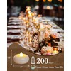 Homemory 2” Flameless Led Floating Candles, 200 Hour Plastic Battery