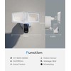 DeerTalk Security Floodlight Camera Outdoor Wired Motion Lights 2-Way Audio