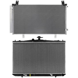 cciyu Aluminum Radiator Replacement 2017-2020 for Toyota for Sienna13116 Plastic Radiator Auto Parts Complete radiator Radiator Engine Coolant Radiator Assembly Radiator