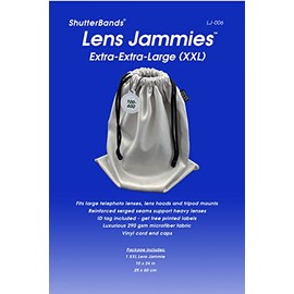 ShutterBands XX-Large Lens Jammies Microfiber Drawstring Bags