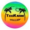 CUCUBA Volleyball Beach Volleyball aus weichem Gummi, leicht, Modell Rainbow