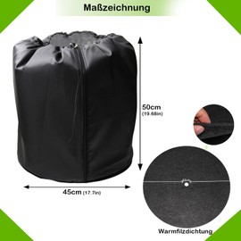 AEESRRU Thermal Pot Protector for Plants, Potted Plants, Protective Bag, Thermal Pot Protection, Winter Protection for Pot Plants with Drawstring (45 x 55 cm)