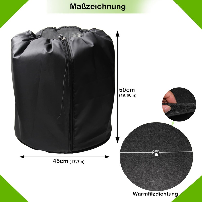AEESRRU Thermal Pot Protector for Plants, Potted Plants, Protective Bag,