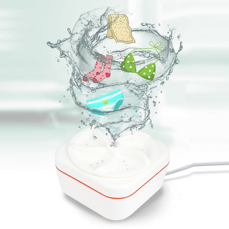 USB Powered 18W Mini Portable Turbos Washing Machine Home Travel