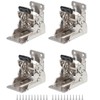 Cokritsm Folding Locking Hinges 90 Degree Foldable Furniture Leg Hinges,