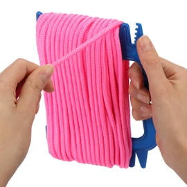 COM-FOUR® 3X 30m Allzweckseil mit Aufspulvorrichtung, vielseitige Maurerschnur, Flechtleine in auffälligen Farben [Auswahl variiert]