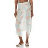 Volcom Women's Standard So Right Sarong Swim Coverup Skirt, Melon