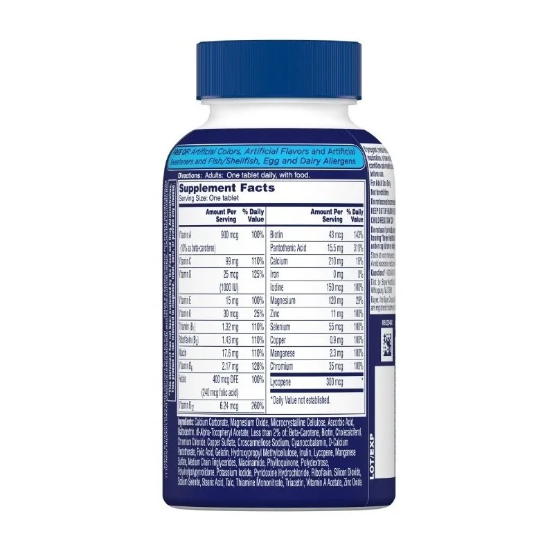 One A Day Vitaminas Premium Hombre (200 Tabletas) Americano Sin