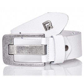 Classic Belt Leather Belt Genuine Leather Men's Belt Premium Quality, White