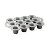 Nordic Ware Cast Aluminum Petite Popover Pan 1/4 Cup Each,