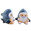 25 cm Cute Shark Cat Plush Toy Fried Shrimp Cat