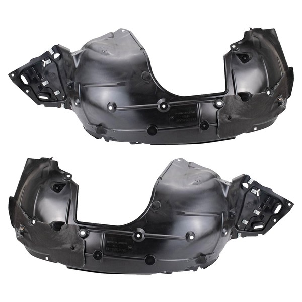 TRQ TRQ Front Inner Fender Liner Set Compatible with 2016-2018