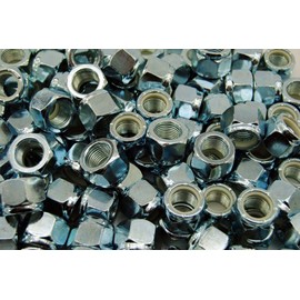 (50) Nyloc 5/8-18 Locking Insert Hex Nuts Fine Thread Nylock