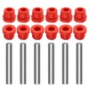 CADUFUELLY 1012303 Front Rear Leaf Spring Bushing Sleeves Kit, Golf