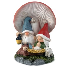 Hodao Christmas Decoration Indoor Home Decor-3.2''L 3.2''W 4.3''H Gnome Nativity Sets-Nativity Scene Xmas Holiday Decor for Tabletop Home Party Room Table Fireplace Office